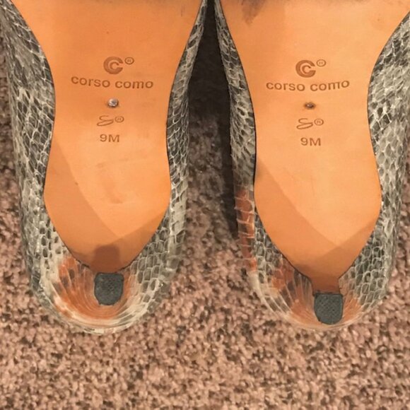 CORSO COMO: WOMENS PATTERNED HEELS-SIZE 9 **FANTASTIC CONDITION** - Picture 2 of 7